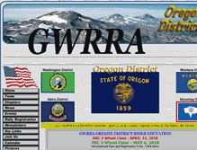 Tablet Screenshot of gwrraoregondistrict.com